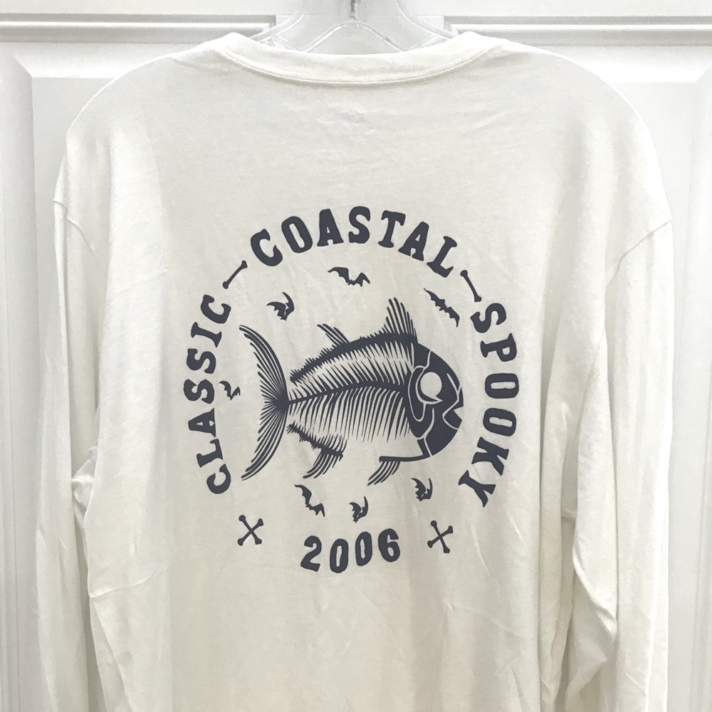 SOUTHERN TIDE Classic Coastal Spooky Glow-in-the-Dark Long Sleeve T-Shirt - Picture 10 of 14